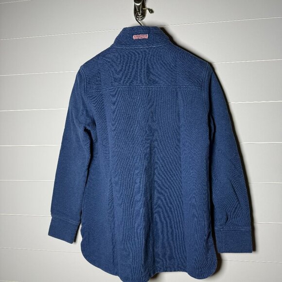 VINEYARD VINES- Size Small, Plaid Trim, 1/4 Zip Sweatshirt - Picture 3 of 10